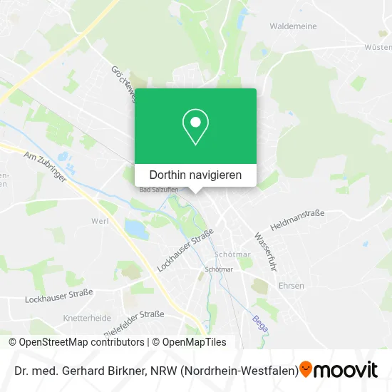 Dr. med. Gerhard Birkner Karte