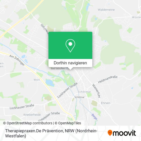 Therapiepraxen.De Prävention Karte