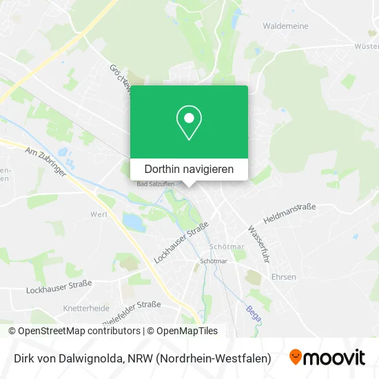 Dirk von Dalwignolda Karte