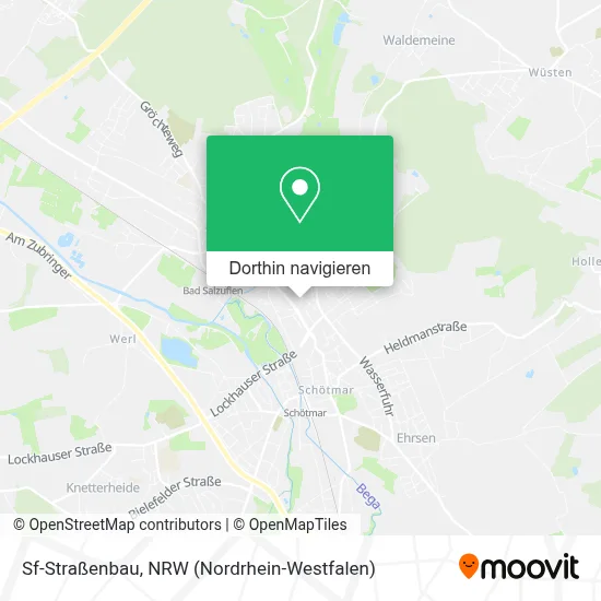 Sf-Straßenbau Karte