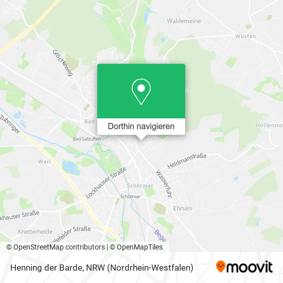 Henning der Barde Karte