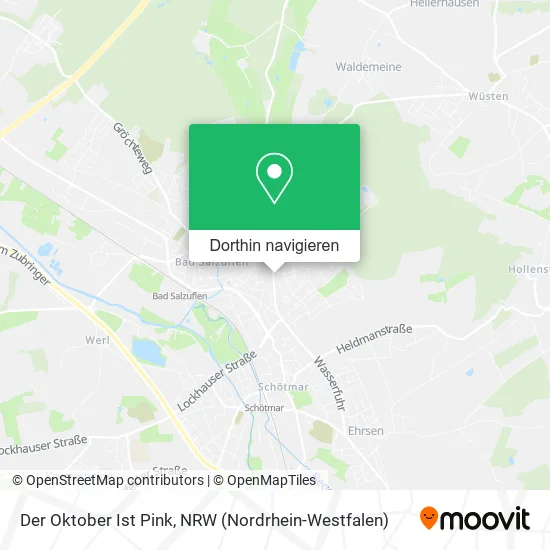 Der Oktober Ist Pink Karte