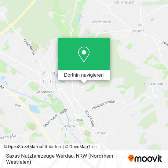 Saxas Nutzfahrzeuge Werdau Karte