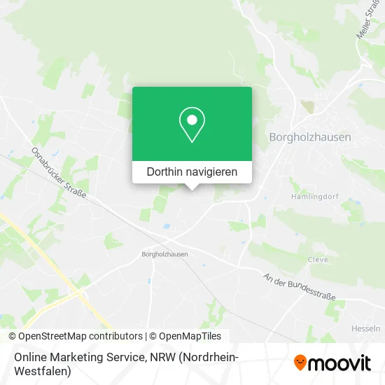 Online Marketing Service Karte