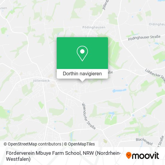 Förderverein Mbuye Farm School Karte