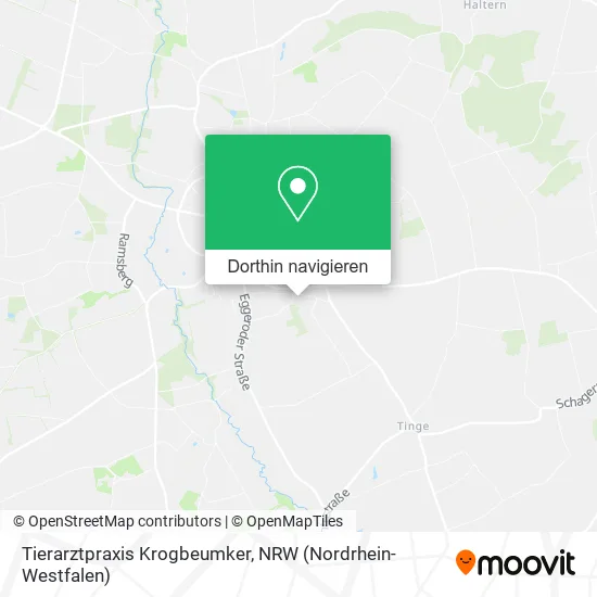 Tierarztpraxis Krogbeumker Karte