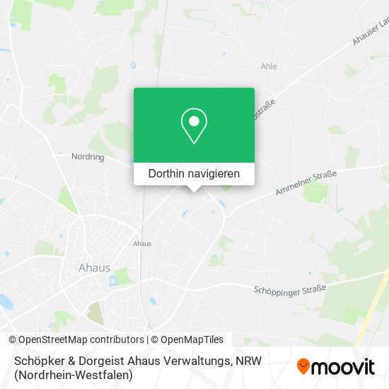 Schöpker & Dorgeist Ahaus Verwaltungs Karte