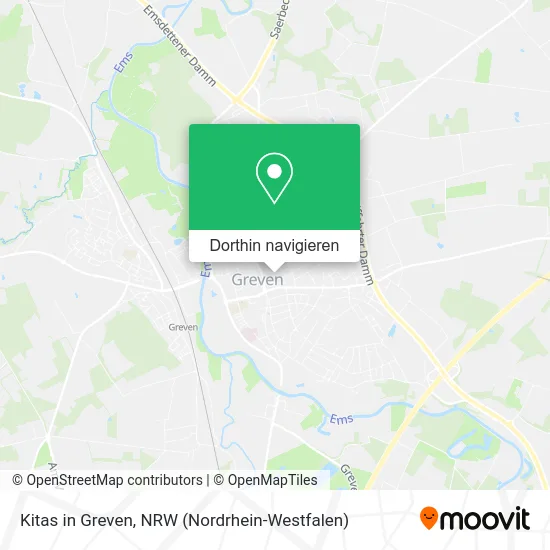 Kitas in Greven Karte