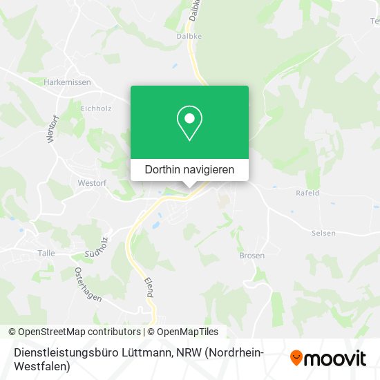 Dienstleistungsbüro Lüttmann Karte