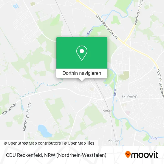 CDU Reckenfeld Karte