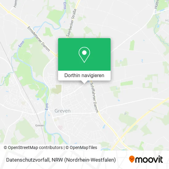 Datenschutzvorfall Karte