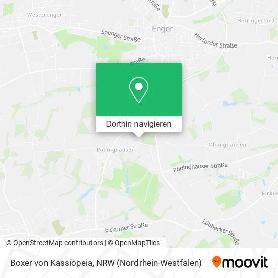 Boxer von Kassiopeia Karte