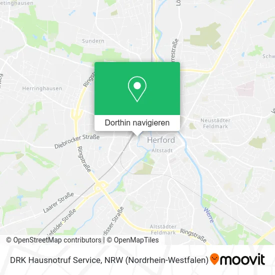 DRK Hausnotruf Service Karte