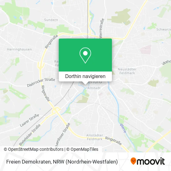 Freien Demokraten Karte