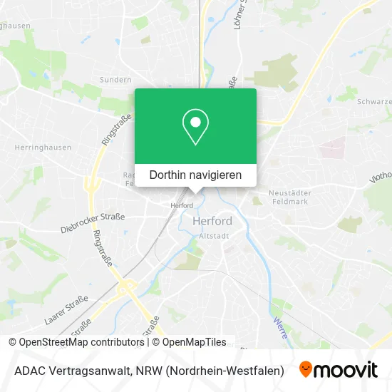 ADAC Vertragsanwalt Karte
