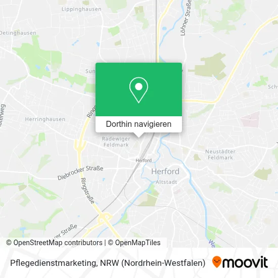 Pflegedienstmarketing Karte