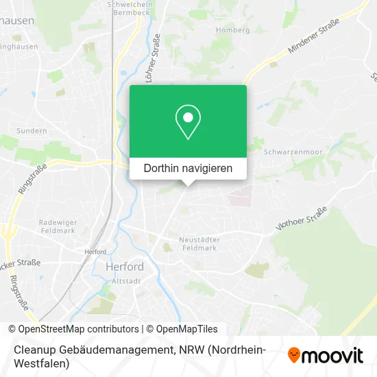 Cleanup Gebäudemanagement Karte