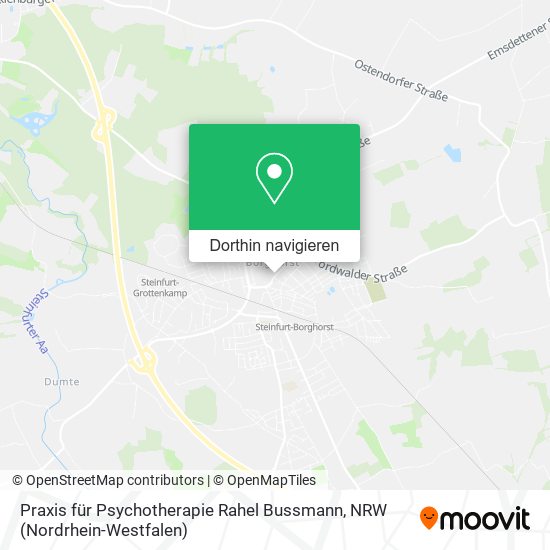 Praxis für Psychotherapie Rahel Bussmann Karte
