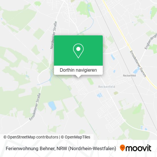 Ferienwohnung Behner Karte