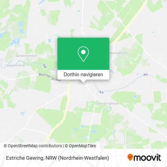 Estriche Gewing Karte