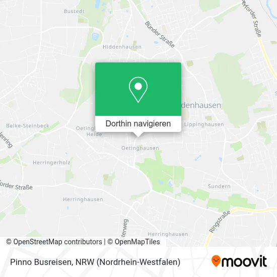 Pinno Busreisen Karte