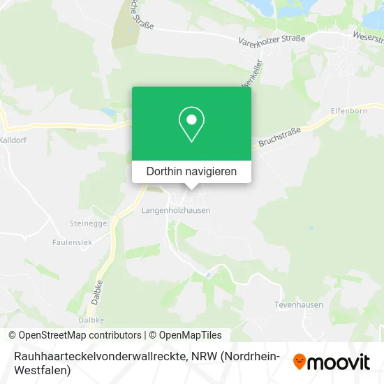 Rauhhaarteckelvonderwallreckte Karte