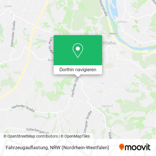 Fahrzeugauflastung Karte