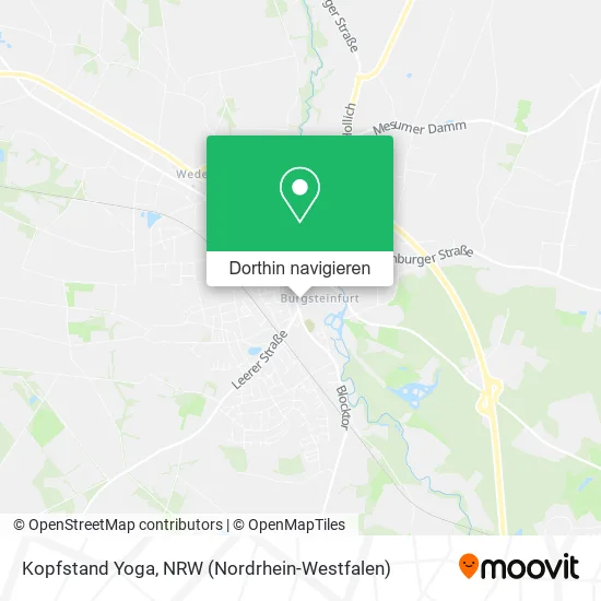 Kopfstand Yoga Karte