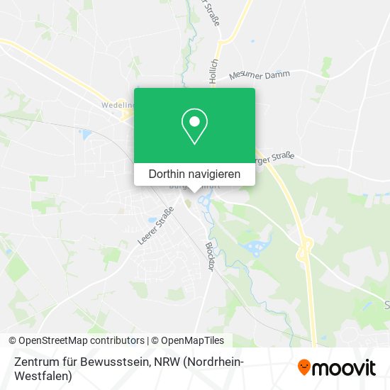 Zentrum für Bewusstsein Karte