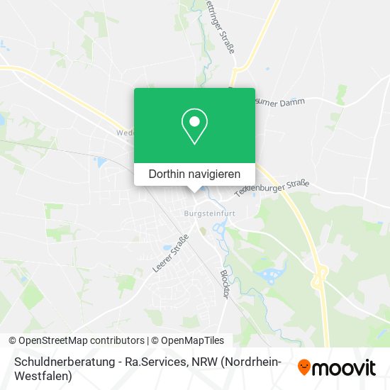 Schuldnerberatung - Ra.Services Karte