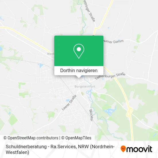 Schuldnerberatung - Ra.Services Karte