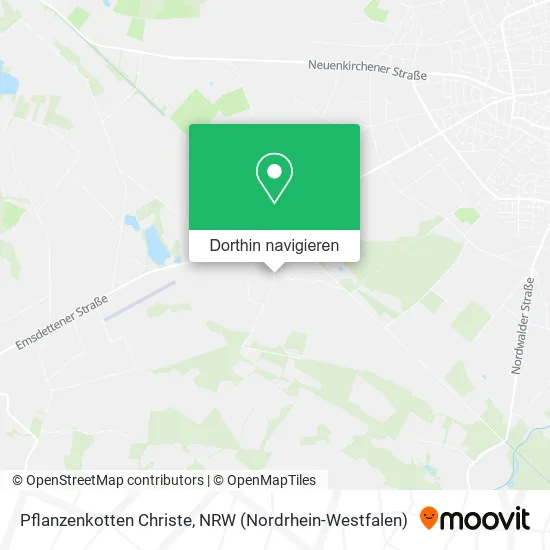 Pflanzenkotten Christe Karte