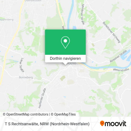 T S Rechtsanwälte Karte