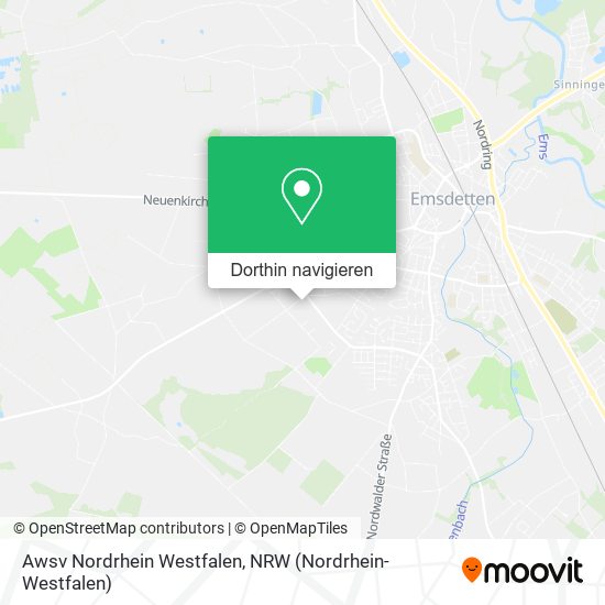 Awsv Nordrhein Westfalen Karte