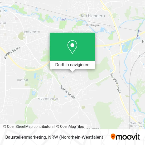 Baustellenmarketing Karte