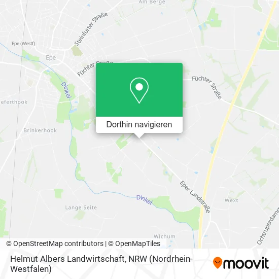 Helmut Albers Landwirtschaft Karte