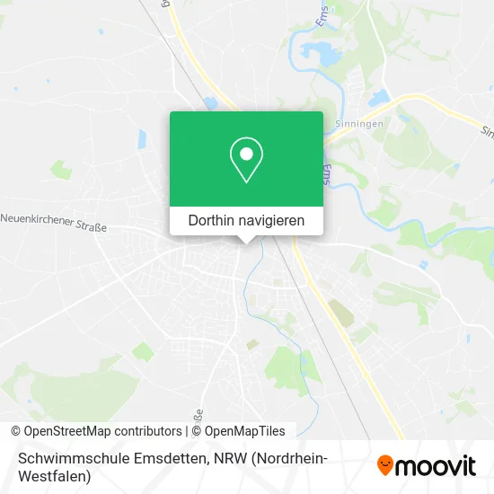 Schwimmschule Emsdetten Karte