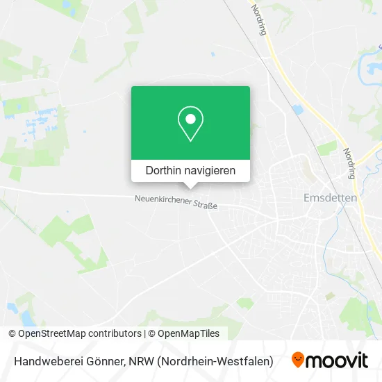 Handweberei Gönner Karte