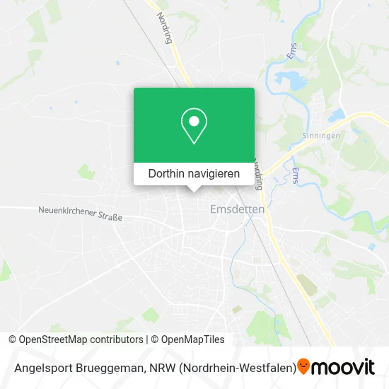 Angelsport Brueggeman Karte