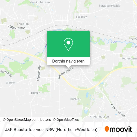 J&K Baustoffservice Karte