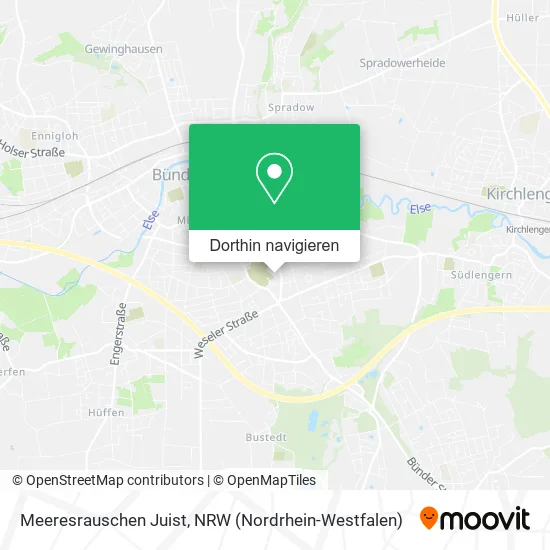 Meeresrauschen Juist Karte