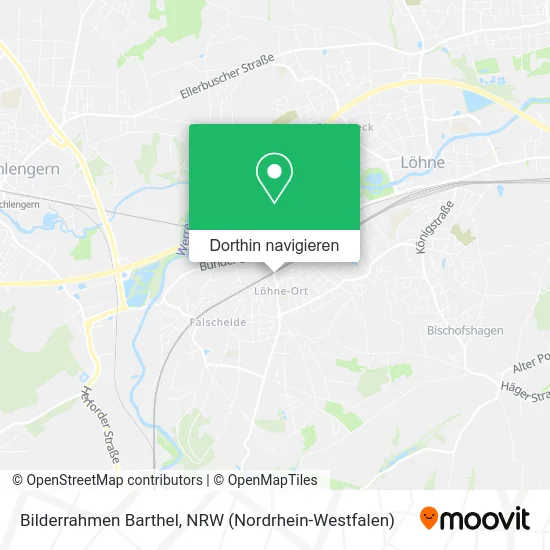 Bilderrahmen Barthel Karte