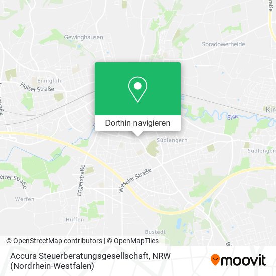 Accura Steuerberatungsgesellschaft Karte
