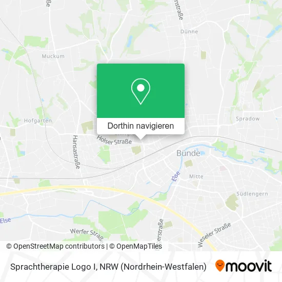 Sprachtherapie Logo I Karte