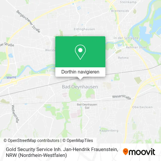 Gold Security Service Inh. Jan-Hendrik Frauenstein Karte