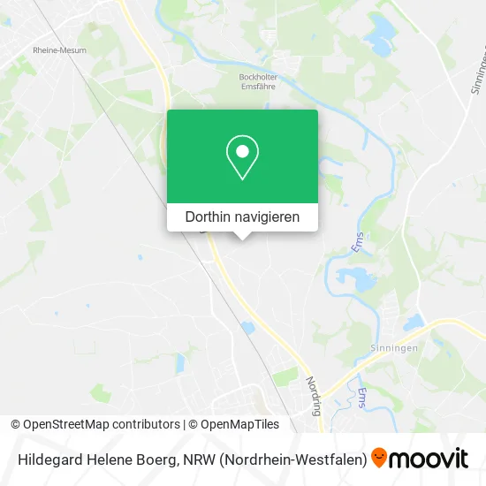 Hildegard Helene Boerg Karte