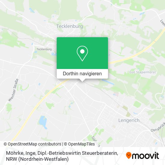 Möhrke, Inge, Dipl.-Betriebswirtin Steuerberaterin Karte