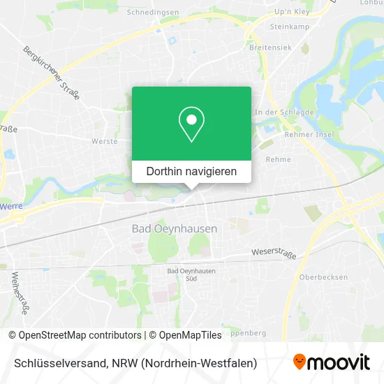 Schlüsselversand Karte