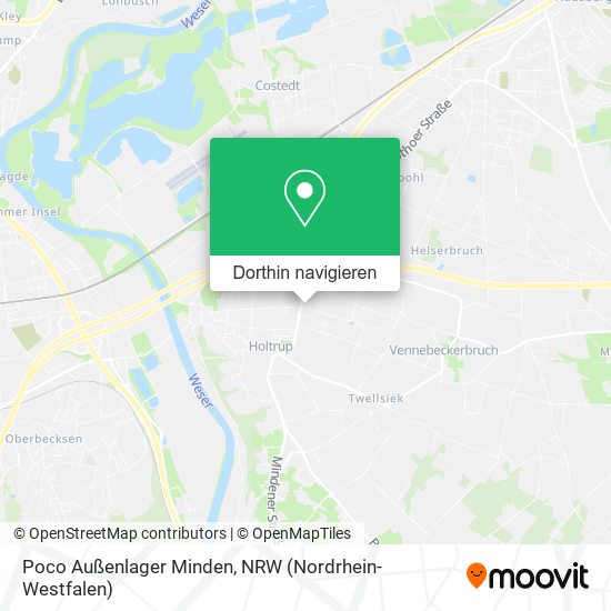 Poco Außenlager Minden Karte
