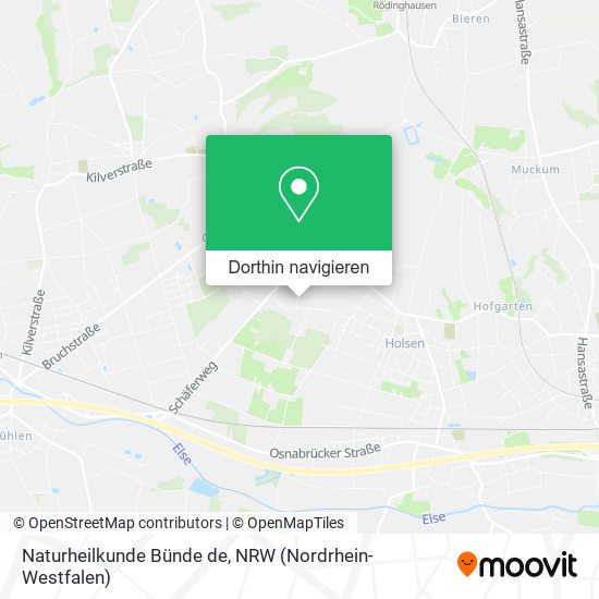 Naturheilkunde Bünde de Karte